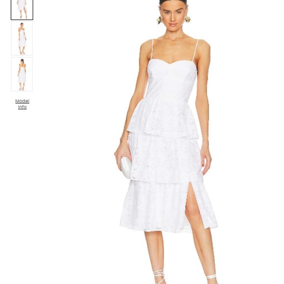 NEW Amanda Uprichard Rosalia Dress - Picture 3 of 6